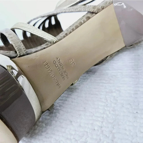 Bruno Magli stilleto strappy gladiator pumps 39 - Picture 4 of 15
